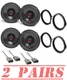 JBL Club 622 6.5" Front/Rear Speakers for 2006-2021 Honda Civic 2008-2022 Accord