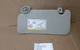 2003 SATURN VUE RIGHT SIDE SUN VISOR TAN CLOTH W/ MIRROR 