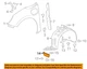 GM OEM 16-19 Volt Fender Fender Components-Front Deflector 23146428