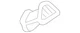 Genuine GM Medium Cashmere Driver Side Window Defogger Outlet Grille 22980142
