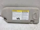 2014-2019 INFINITI Q50 LEFT GRAY CLOTH SUN VISOR