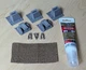 2003-2010 Porsche Cayenne COMPLETE Seat Back Clips KIT for one seats (955/957)