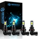 For Toyota Sienna 2004-2010 Combo 9005+9006 LED Headlight Bulb Kit High Low Beam