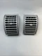 95-98 Chevy Silverado Suburban GMC Truck Pair GRAY AC Heater Dash Vent