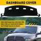 For 2002-2008 DODGE 1500 RAM 3500 2500 Dash Cover Mat Dashboard Pad Black Carpet