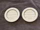 Set of 2 Land Rover LR3 Rear AC A/C Air Vent Deflector YC3H-19893-AAW Gray