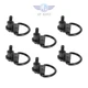 Set of 6/ 3 Pair Black Cargo D-Hooks NEW For Ford Transit 150 250 350 Van 15-23