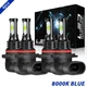 For Toyota Sienna 2004-2010 9005 9006 Combo 4X LED Headlight Bulbs High&Low Beam