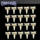 20pcs Door & Trim Panel Retainer Clips 1/4" Hole 13/16" Long Fit For GM