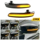 AUXITO Sequential Smoke Side LED Mirror Signal Light For Ford C-Max 2013-2017