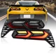 For Chevrolet Corvette C7 Z06 GS GM LED Smoked Tail Lights W/Startup Animation