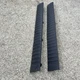 1998-2000 DODGE DAKOTA DOOR SILL SCUFF PLATE TRIM DARK GRAY/BLACK