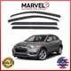 For Honda HR-V 2016-2022 Black Window Sun Vent Visor Rain Guard Deflectors