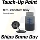 1E3 Phantom Gray Metallic - 1 Oz Touch Up Paint Kit w/ Brush for Toyota Lexus