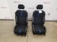 25 2025 SUBARU BR-Z TS FRONT BUCKET SEAT SET BLACK/BLUE LEATHER AND SUEDE