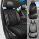 Car 2/5 Seat Covers Cushion PU Leather For Ford C-Max Hybrid/ Energi 2013-2018