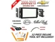 2006-2015 CHEVROLET DDIN CAR STEREO INSTALL DASH KIT, HARNESS w/ 12 PC TOOL SET