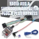 Radio Add Subwoofer Amplifier Wire For Cadillac DTS Escalade Chevrolet 1500 GMC