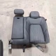2017 MASERATI GHIBLI Driver Left Side Rear Seat Back Black Leather Trim NA 