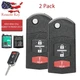 2 For 2006 2007 2008 2009 2010 2011 2012 2013 2014 2015 Mazda 5 Key Remote Fob