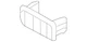 Genuine BMW Upper Quarter Trim Cap 51-43-7-141-173