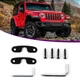 2PCS Sun Visor Clip Repair Kit For Jeep Wrangler JK JL Gladiator JT 2018 - 2022