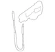 Genuine Audi Exterior Door Handle Reinforcement 8T1-837-885-B