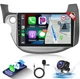 Head Unit For Honda Fit 2009-2013 32GB Android Carplay GPS Navi Car Stereo Radio