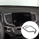 Real Carbon Fiber Central Air Vent Outlet Frame Trim For Honda Ridgeline Pilot