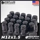 24 Pc Mazda Lug Nut M12x1.5 Black Fit 1979-87 B-2000/ 1986-93 B-2200 & B2600