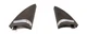 15 MERCEDES GL550 (X166) HARMAN KARDON AUDIO SPEAKER GRILLE COVER SET/2 (BROWN)