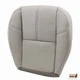2007-2014 Chevy Silverado Driver Replacement Bottom Leather Seat Cover Gray #833