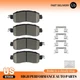 For 2013 2014-2025 Nissan Altima Leaf Front Ceramic Brake Pads Kit With Hardware