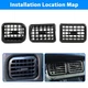 A/C Heater Dash Bezel Vents Fit For 98-02 Dodge Ram 1500 2500 3500 Dashboard