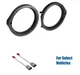 6" 6.5" Car Stereo Door Speaker Mount Plates + Wire Harness for some Honda/Acura