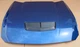 for 2024- 2026 Ford Mustang GT type hood extension panel with scoop Atlas Blue