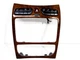 01-04 Mercedes W203 C320 Climate Radio Trim Bezel Panel Cover Wood w Switches