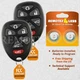 2 Keyless Entry Remote Control Car Key Fob for 2007-2014 TAHOE CHEVY OUC60270