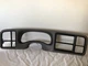 🔥 99-02 SILVERADO SIERRA 1500 Truck SUV Cluster Dash Trim Radio Bezel Graphite