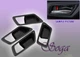 FOR TOYOTA CHR C-HR CARBON STYLE INNER DOOR HANDLE BOWL OVERLAY COVER COVERS NEW