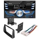 Dual XDM27BT AM/FM Radio Car Stereo (No CD) & Kit For 2003-2008 Toyota Corolla