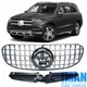 Front GT Chrome Grille Bumper Grill For Mercedes GLS X167 GLS450 GLS580 2020-23