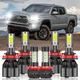 For Toyota Tacoma 2016-2021 6000K LED Headlight High/Low Beam Fog Light Bulb Kit