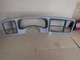 99-06 GMC CHEVY TRUCK SUV Cluster Dash Radio Speedometer Bezel GM OEM Grey 4441