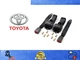 For All Toyota RAV4 Rear Seat Belt 2Pcs Retractable 3 Point Black