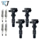 4X Ignition Coil+Iridium Spark Plug For 2004-2012 Mazda 6 L3G218100B