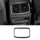 For Volkswagen ID.4 2021-2023 Carbon Fiber Steel Rear Air Outlet Vent Cover Trim