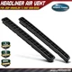 2Pcs Left & Right Hard Top Exhauster Vent for Jeep Wrangler TJ 1997-2002 Black