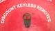 KARR  AFTERMARKET KEYLESS REMOTE  OXC-204  2-BUTTON  RED  LIGHT GC