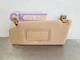 13 2013 FORD F150 XLT SUN VISOR TAN LEFT DRIVER WITH MIRROR 